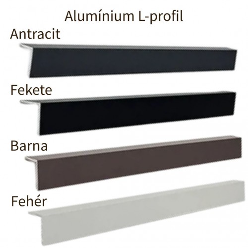 Alum�nium profilok bord�zott WPC ker�t�sekhez