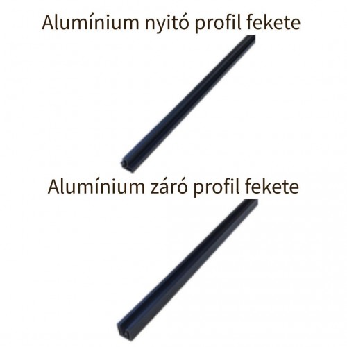 Alum�nium profilok z�rt WPC ker�t�sekhez