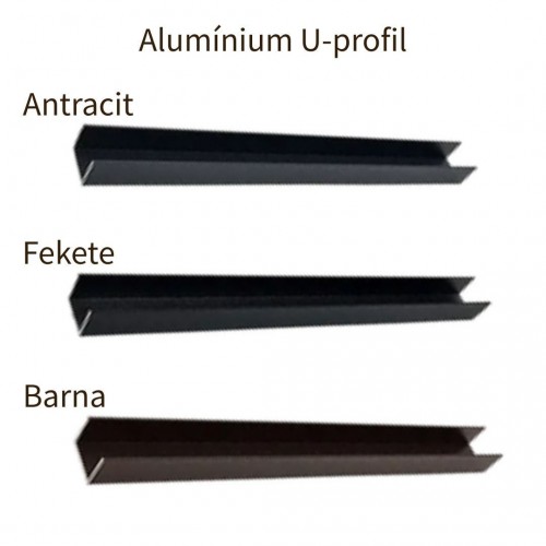 Alum�nium profilok z�rt WPC ker�t�sekhez